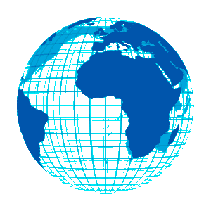 Blue globe gif 2