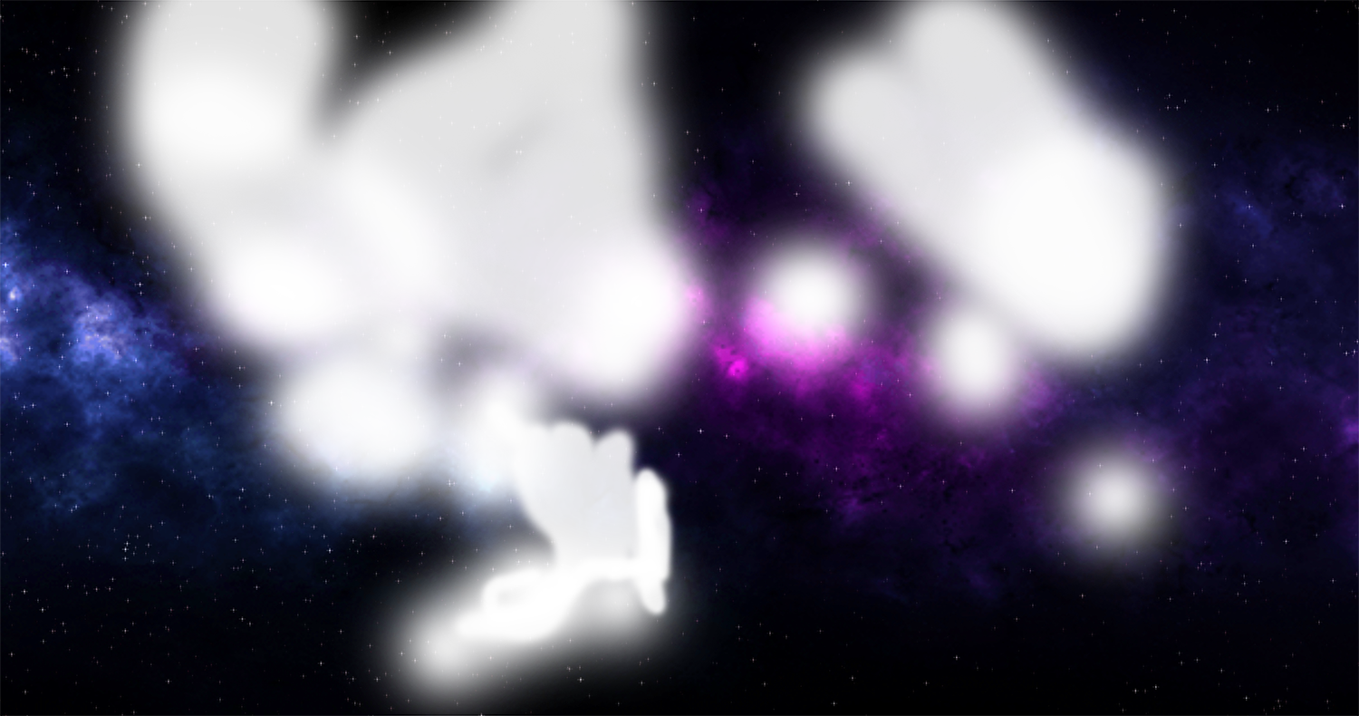 Blurry galaxy elements