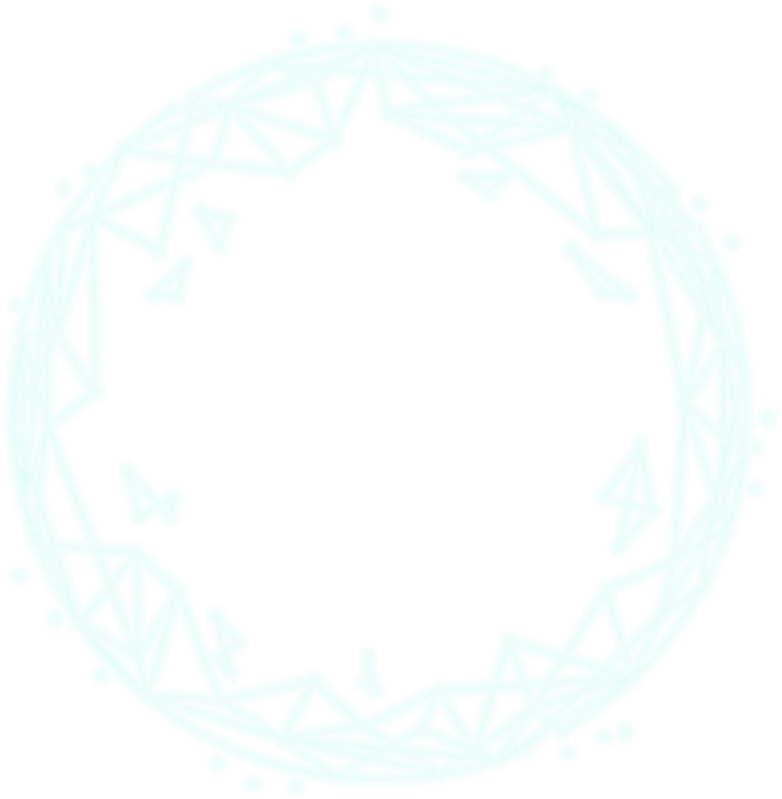 Faded glowing sphere element